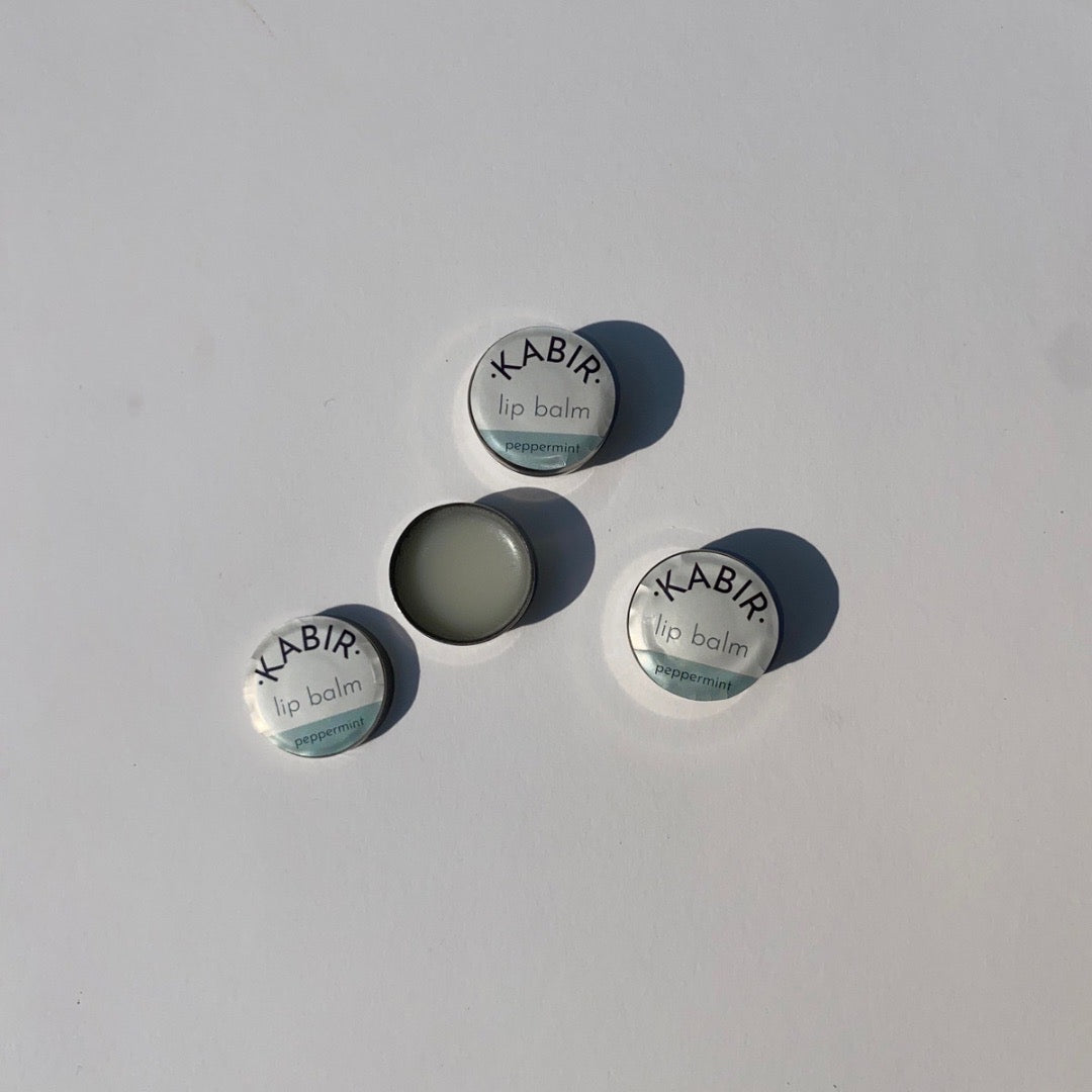Hand-poured, All-Natural Lip Balm - Refillable Metal Container (3 distinct flavours)
