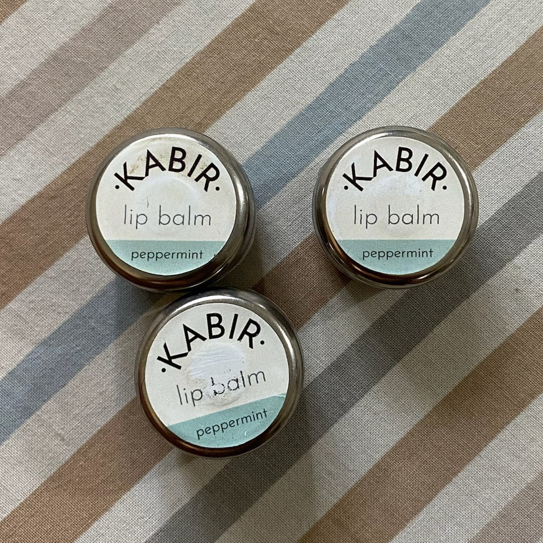 Hand-poured, All-Natural Lip Balm - Refillable Metal Container (3 distinct flavours)