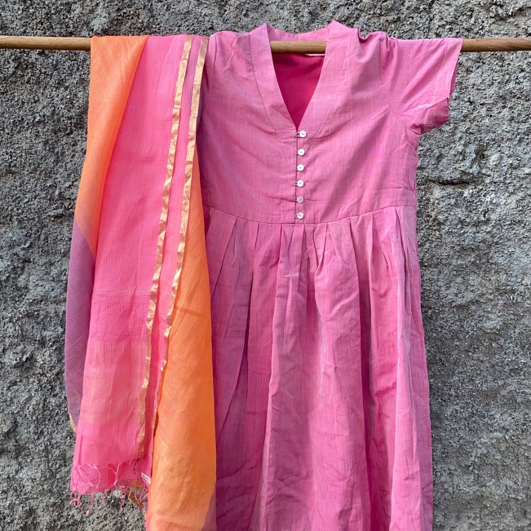 Blossom / Saadgi - Vibrant Pink Dress